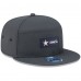Бейсболка Dallas Cowboys New Era Charcoal 2025 Sideline Cold Weather Split Panel 9FIFTY Snapback