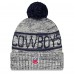 Шапка с помпоном Dallas Cowboys New Era Gray 2025 Sideline Cold Weather