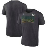 Green Bay Packers 2024 NFL Playoffs T-Shirt - Charcoal