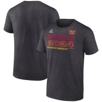 Washington Commanders 2024 NFL Playoffs T-Shirt - Charcoal