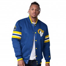 Los Angeles Rams Starter Scout I Full-Snap Varsity Jacket - Royal
