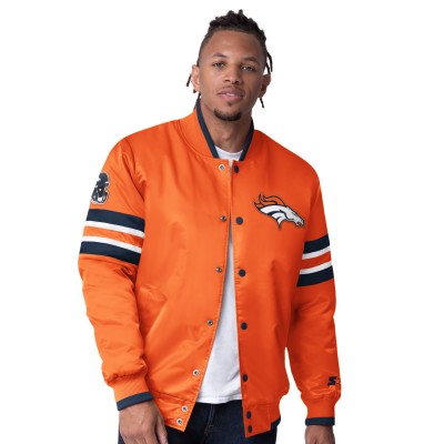 Куртка на кнопках Denver Broncos Starter Orange Scout I