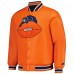 Куртка Chicago Bears Starter Navy/Orange Satin Varsity Reversible
