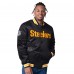 Куртка Pittsburgh Steelers Starter Satin Varsity Reversible - Black/Gold