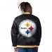 Куртка Pittsburgh Steelers Starter Satin Varsity Reversible - Black/Gold