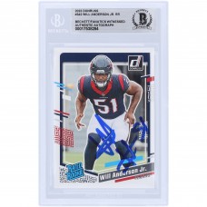 Will Anderson Jr. Houston Texans Autographed 2023 Panini Donruss Rated Rookie #342 Beckett Fanatics Witnessed Authenticated Rookie Card