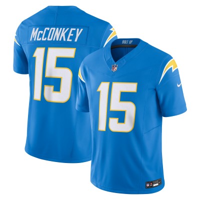 Джерси Los Angeles Chargers Ladd McConkey Nike Powder Blue Team Vapor F.U.S.E. Limited