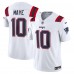 Джерси New England Patriots Drake Maye Nike White Vapor F.U.S.E. Limited
