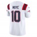 Джерси New England Patriots Drake Maye Nike White Vapor F.U.S.E. Limited