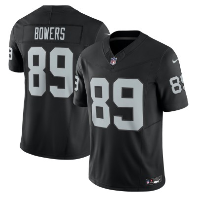 Джерси Las Vegas Raiders Brock Bowers Nike Black Team Vapor F.U.S.E. Limited