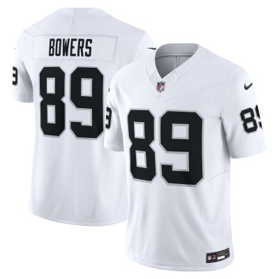 Джерси Las Vegas Raiders Brock Bowers Nike White Vapor F.U.S.E. Limited