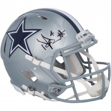 Dak Prescott & CeeDee Lamb Dallas Cowboys Autographed Fanatics Authentic Riddell Speed Authentic Helmet