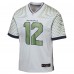 Подростковая Seattle Seahawks 12s Nike Wolf Gray 2025 Rivalries Collection Game Jersey