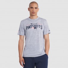 Футболка New England Patriots Nike Silver 2025 Rivalries Collection Sideline Velocity Dri-FIT