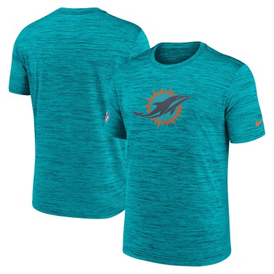 Футболка Miami Dolphins Nike Turbo Green 2025 Rivalries Collection Sideline Velocity Dri-FIT