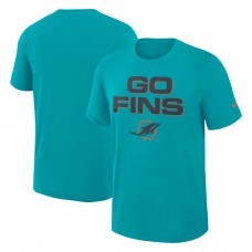 Футболка Miami Dolphins Nike Turbo Green 2025 Rivalries Collection Slub Dri-FIT
