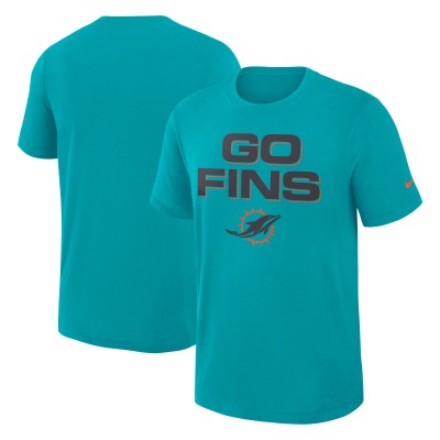 Футболка Miami Dolphins Nike Turbo Green 2025 Rivalries Collection Slub Dri-FIT