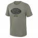 Футболка New York Jets Nike Dark Stucco 2025 Rivalries Collection Slub Dri-FIT