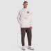 Arizona Cardinals Nike Natural 2025 Rivalries Collection Sideline Anorak Half-Zip Hoodie Jacket