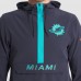 Куртка Miami Dolphins Nike Pitch Blue 2025 Rivalries Collection Sideline Anorak