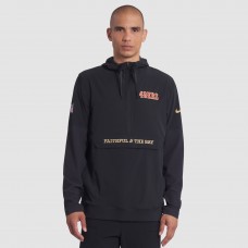 Куртка San Francisco 49ers Nike Black 2025 Rivalries Collection Sideline Anorak