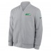 Seattle Seahawks Nike Gray 2025 Rivalries Collection Sideline Full-Zip Bomber Jacket