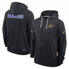 Толстовка Los Angeles Rams Nike Midnight Blue 2025 Rivalries Collection Standard Issue Sideline Dri-FIT