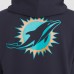 Толстовка Miami Dolphins Nike Pitch Blue 2025 Rivalries Collection Standard Issue Sideline Dri-FIT