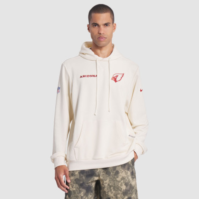 Толстовка Arizona Cardinals Nike Natural 2025 Rivalries Collection Standard Issue Sideline Dri-FIT