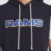 Худи без рукавов Los Angeles Rams Nike Midnight Blue 2025 Rivalries Collection Standard Issue Sideline Dri-FIT