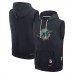 Miami Dolphins Nike Pitch Blue 2025 Rivalries Collection Standard Issue Sideline Dri-FIT Sleeveless Hoodie