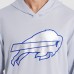 Футболка с длинным рукавом с капюшоном Buffalo Bills Nike Silver 2025 Rivalries Collection Sideline Dri-FIT