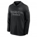 Футболка с длинным рукавом с капюшоном New York Jets Nike Black 2025 Rivalries Collection Sideline Dri-FIT