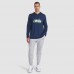 Футболка с длинным рукавом с капюшоном Seattle Seahawks Nike College Navy 2025 Rivalries Collection Sideline Dri-FIT