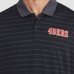 San Francisco 49ers Nike Black 2025 Rivalries Collection Sideline Victory Striped Dri-FIT Polo