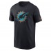 Miami Dolphins Nike Pitch Blue 2025 Rivalries Collection Essential T-Shirt