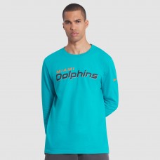Футболка с длинным рукавом Miami Dolphins Nike Turbo Green 2025 Rivalries Collection Essential
