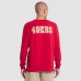 Футболка с длинным рукавом San Francisco 49ers Nike Scarlet 2025 Rivalries Collection Essential