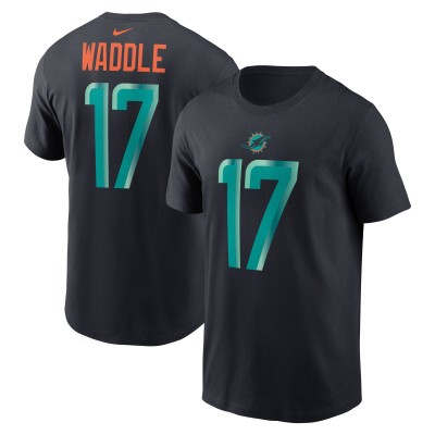 Футболка Miami Dolphins Jaylen Waddle Nike Pitch Blue 2025 Rivalries Collection Player