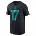Футболка Miami Dolphins Jaylen Waddle Nike Pitch Blue 2025 Rivalries Collection Player