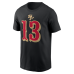 Футболка Brock Purdy San Francisco 49ers Nike Rivalries Collection Name & Number - Black
