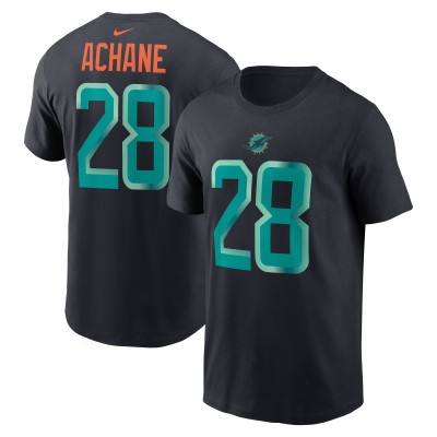 Футболка Miami Dolphins De’Von Achane Nike Pitch Blue 2025 Rivalries Collection Player