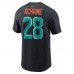 Футболка Miami Dolphins De’Von Achane Nike Pitch Blue 2025 Rivalries Collection Player