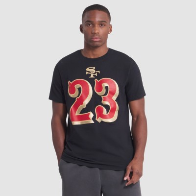 Футболка San Francisco 49ers Christian McCaffrey Nike Black 2025 Rivalries Collection Player