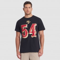 Футболка San Francisco 49ers Fred Warner Nike Black 2025 Rivalries Collection Player