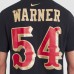 Футболка San Francisco 49ers Fred Warner Nike Black 2025 Rivalries Collection Player