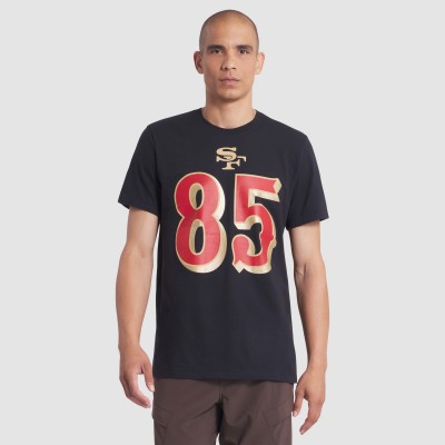 Футболка San Francisco 49ers George Kittle Nike Black 2025 Rivalries Collection Player