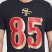 Футболка San Francisco 49ers George Kittle Nike Black 2025 Rivalries Collection Player