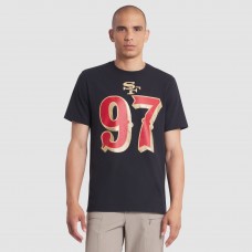 Футболка San Francisco 49ers Nick Bosa Nike Black 2025 Rivalries Collection Player