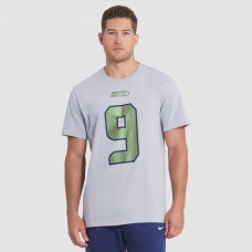 Seattle Seahawks Kenneth Walker III Nike Gray 2025 Rivalries Collection Player Name & Number T-Shirt